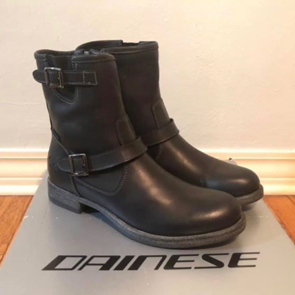 Daniele Bahia WP Motorcycle Boots, Black, Leather